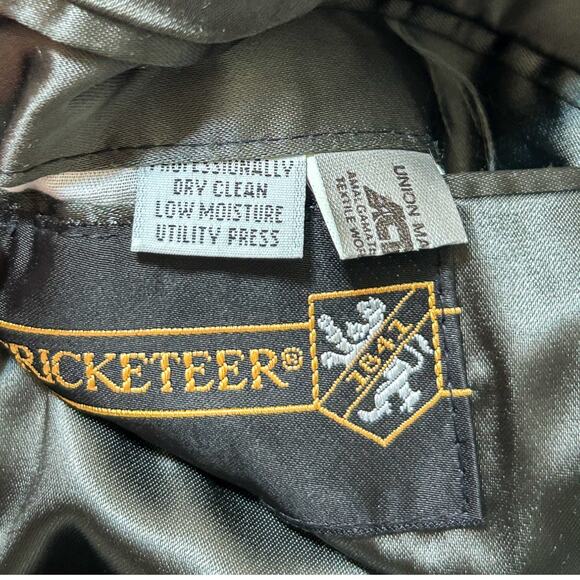 Cricketeer Mens Large Heavyweight Gray Trenchcoat - Picture 6 of 10